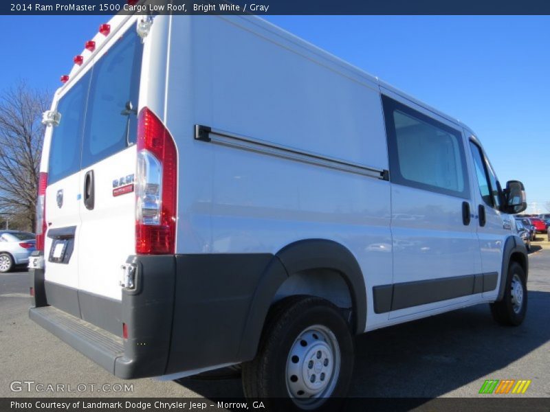 Bright White / Gray 2014 Ram ProMaster 1500 Cargo Low Roof