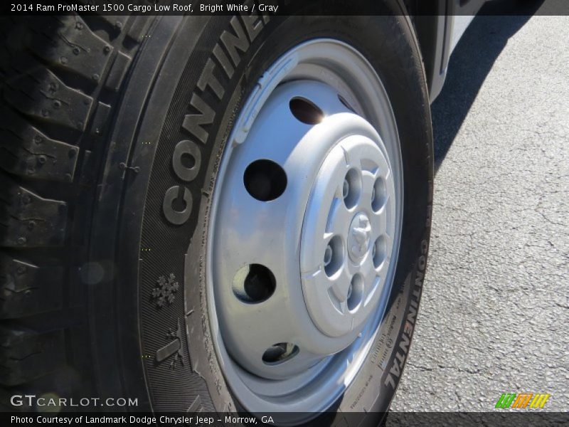 Bright White / Gray 2014 Ram ProMaster 1500 Cargo Low Roof