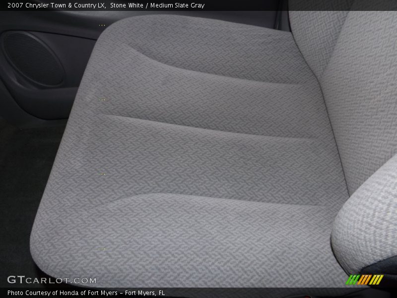 Stone White / Medium Slate Gray 2007 Chrysler Town & Country LX