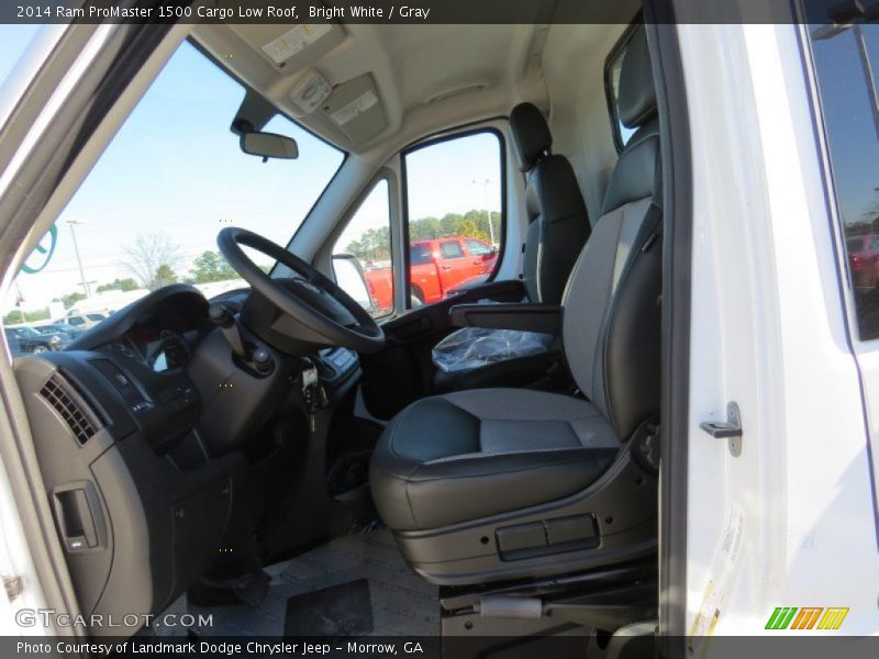 Bright White / Gray 2014 Ram ProMaster 1500 Cargo Low Roof