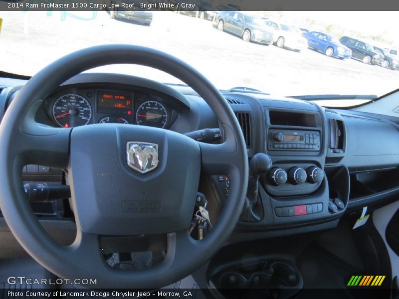 Bright White / Gray 2014 Ram ProMaster 1500 Cargo Low Roof