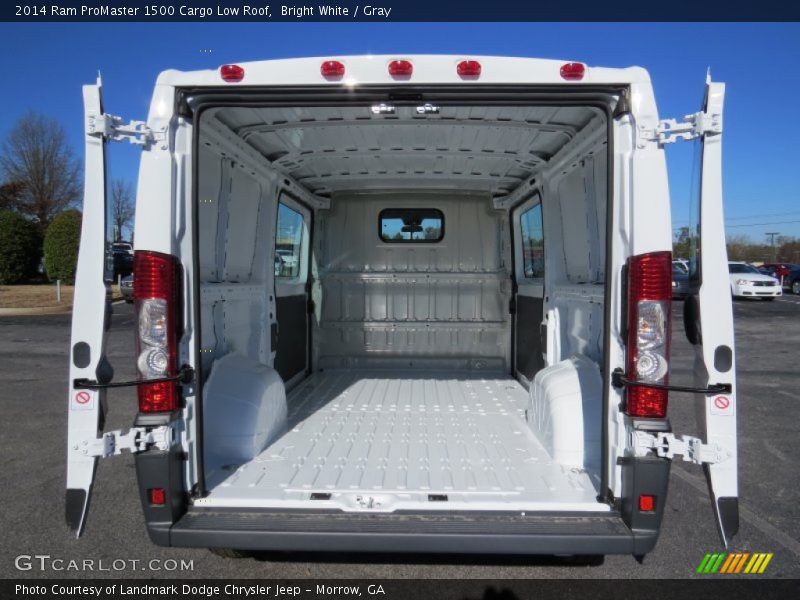 Bright White / Gray 2014 Ram ProMaster 1500 Cargo Low Roof
