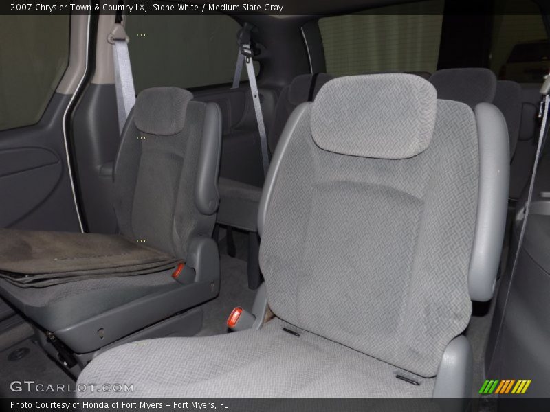 Stone White / Medium Slate Gray 2007 Chrysler Town & Country LX