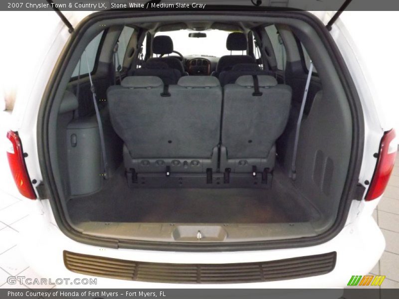 Stone White / Medium Slate Gray 2007 Chrysler Town & Country LX