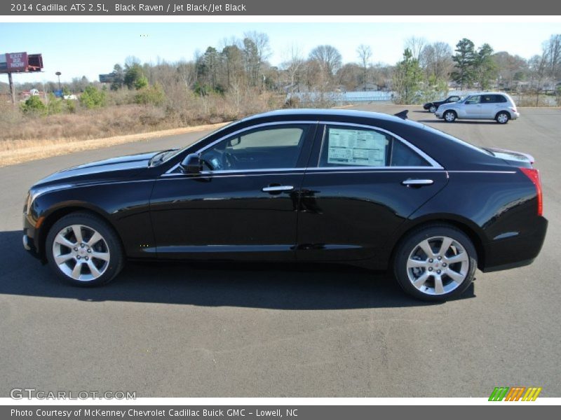 Black Raven / Jet Black/Jet Black 2014 Cadillac ATS 2.5L