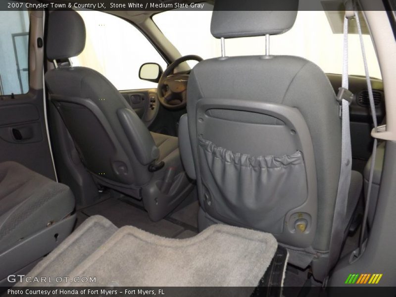 Stone White / Medium Slate Gray 2007 Chrysler Town & Country LX