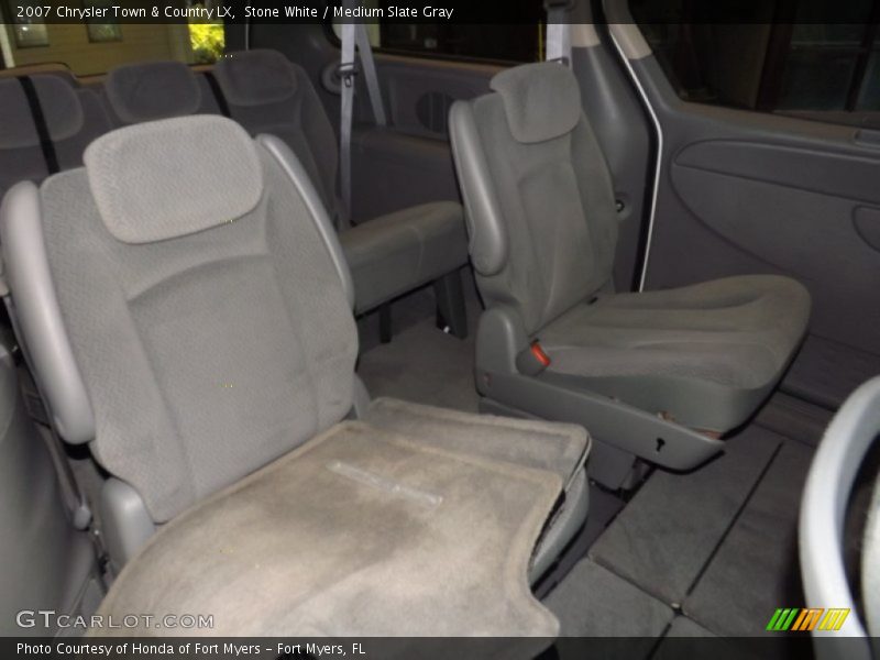 Stone White / Medium Slate Gray 2007 Chrysler Town & Country LX
