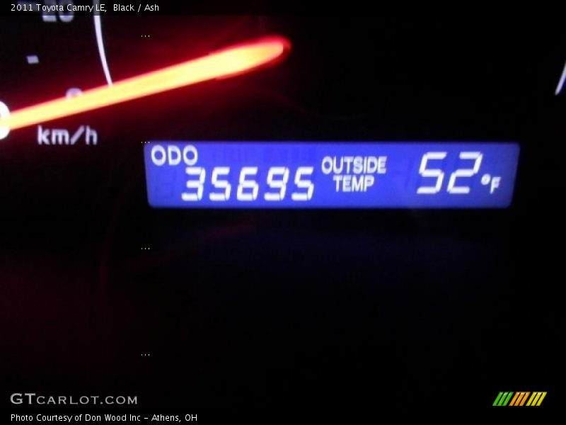 Black / Ash 2011 Toyota Camry LE