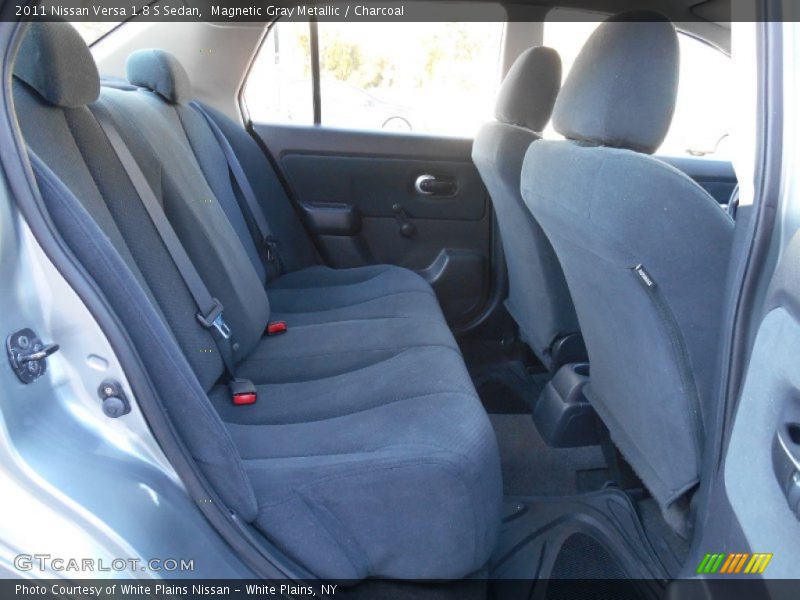 Magnetic Gray Metallic / Charcoal 2011 Nissan Versa 1.8 S Sedan