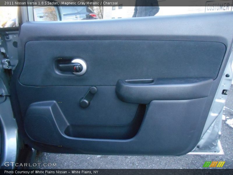 Magnetic Gray Metallic / Charcoal 2011 Nissan Versa 1.8 S Sedan