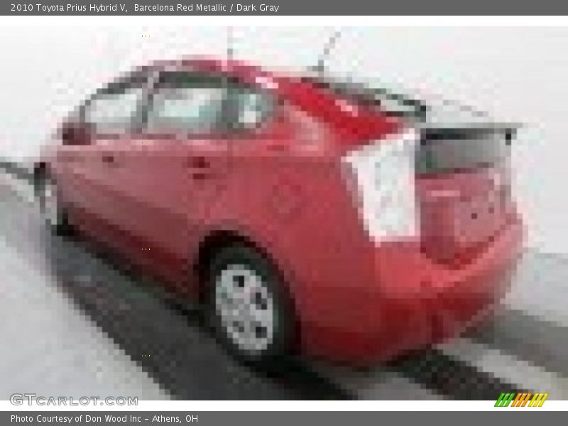 Barcelona Red Metallic / Dark Gray 2010 Toyota Prius Hybrid V