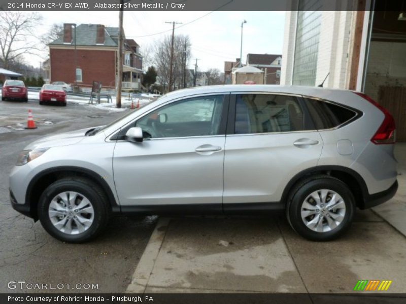  2014 CR-V EX AWD Alabaster Silver Metallic