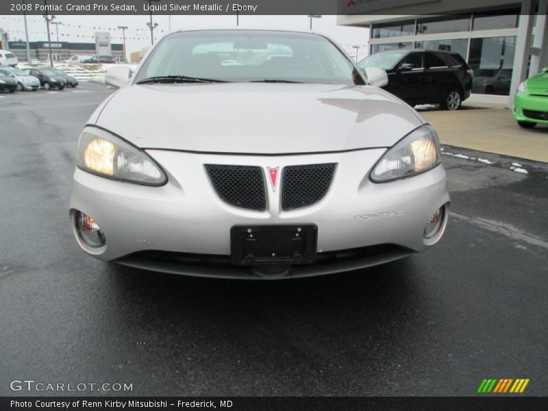 Liquid Silver Metallic / Ebony 2008 Pontiac Grand Prix Sedan