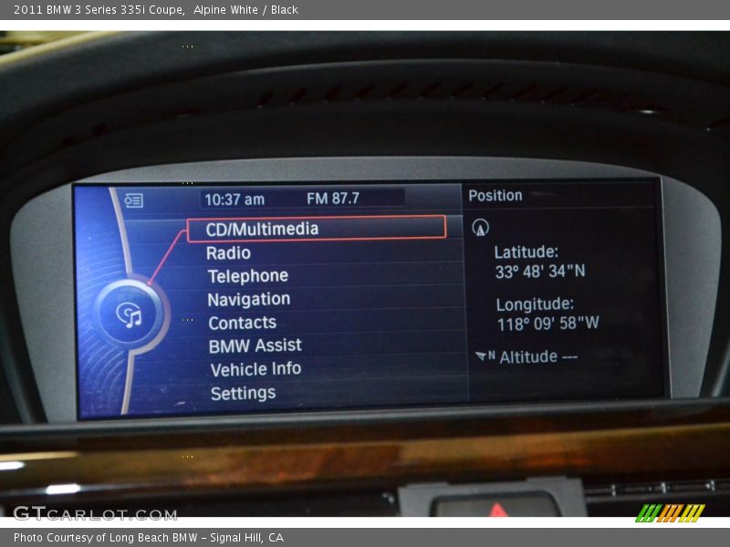 Alpine White / Black 2011 BMW 3 Series 335i Coupe