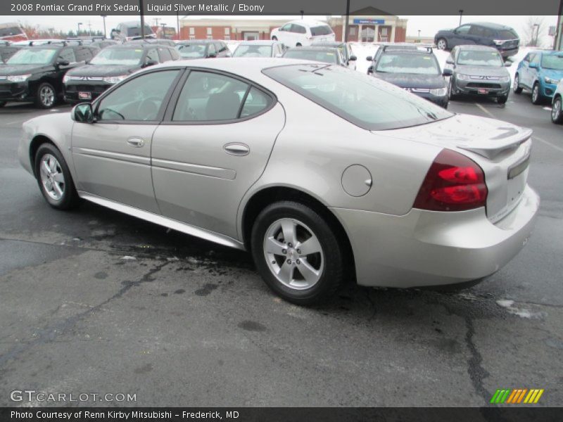 Liquid Silver Metallic / Ebony 2008 Pontiac Grand Prix Sedan