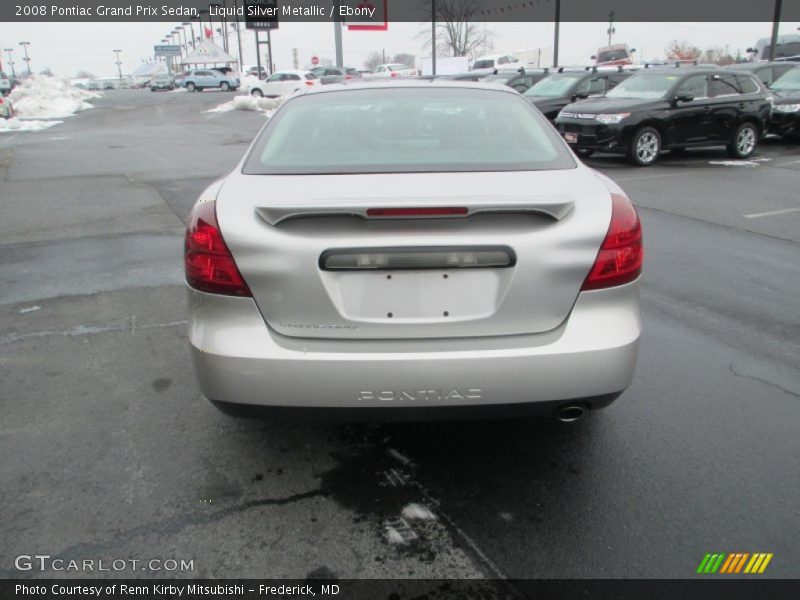 Liquid Silver Metallic / Ebony 2008 Pontiac Grand Prix Sedan