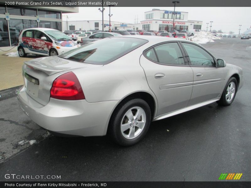 Liquid Silver Metallic / Ebony 2008 Pontiac Grand Prix Sedan