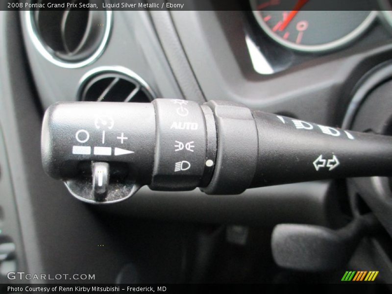 Liquid Silver Metallic / Ebony 2008 Pontiac Grand Prix Sedan