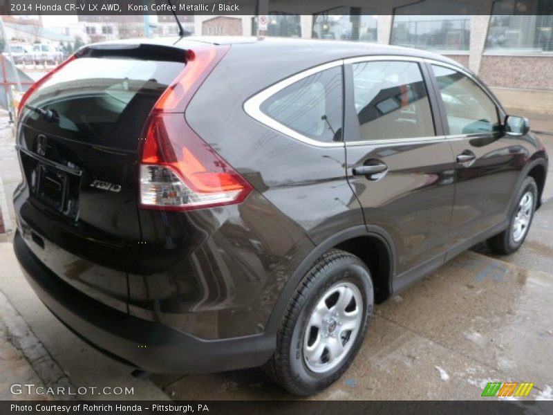 Kona Coffee Metallic / Black 2014 Honda CR-V LX AWD