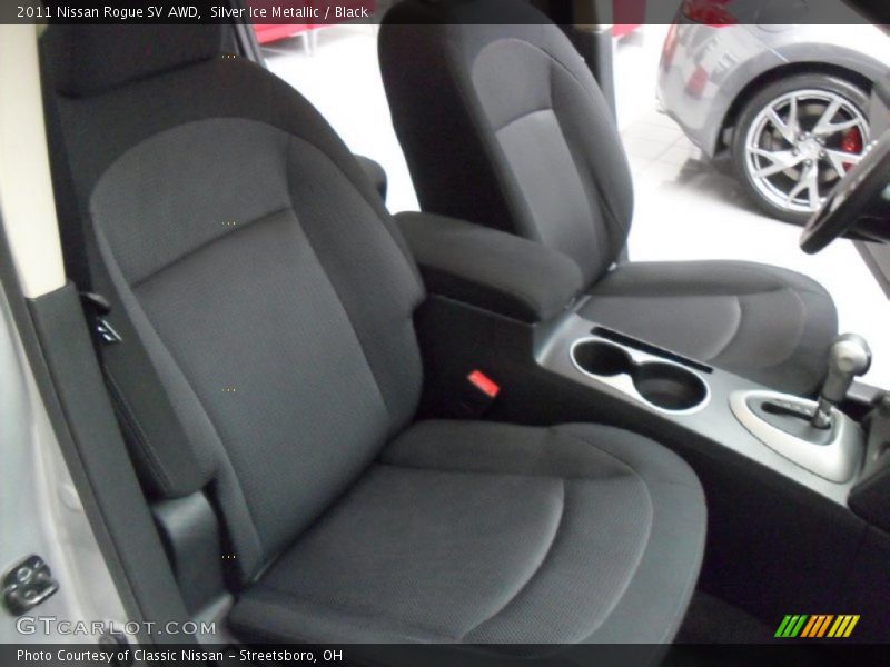 Silver Ice Metallic / Black 2011 Nissan Rogue SV AWD