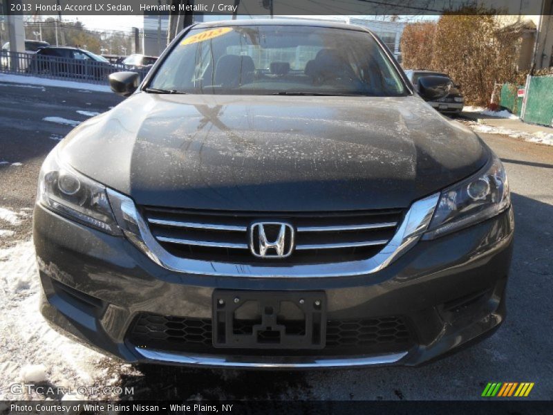 Hematite Metallic / Gray 2013 Honda Accord LX Sedan