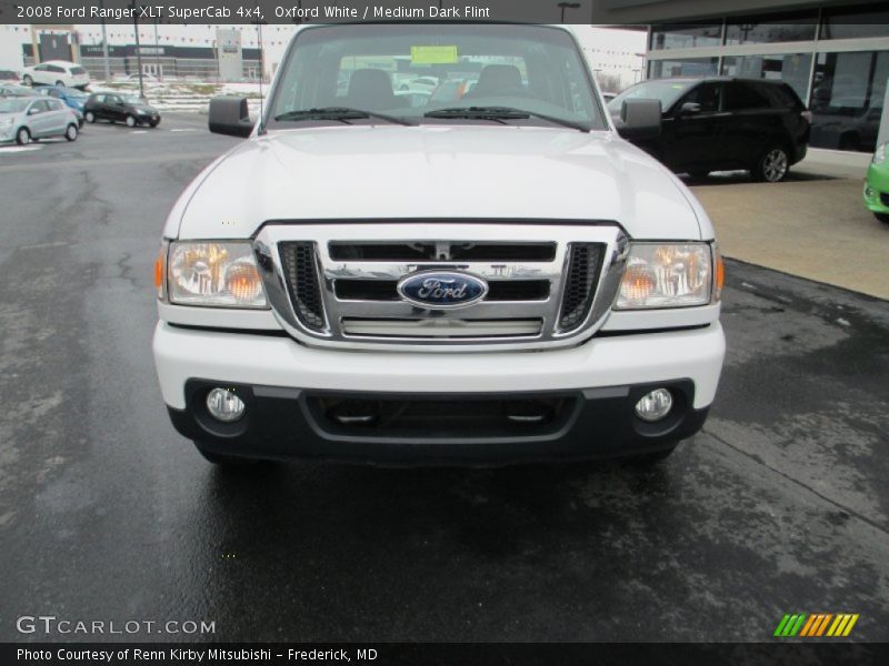 Oxford White / Medium Dark Flint 2008 Ford Ranger XLT SuperCab 4x4