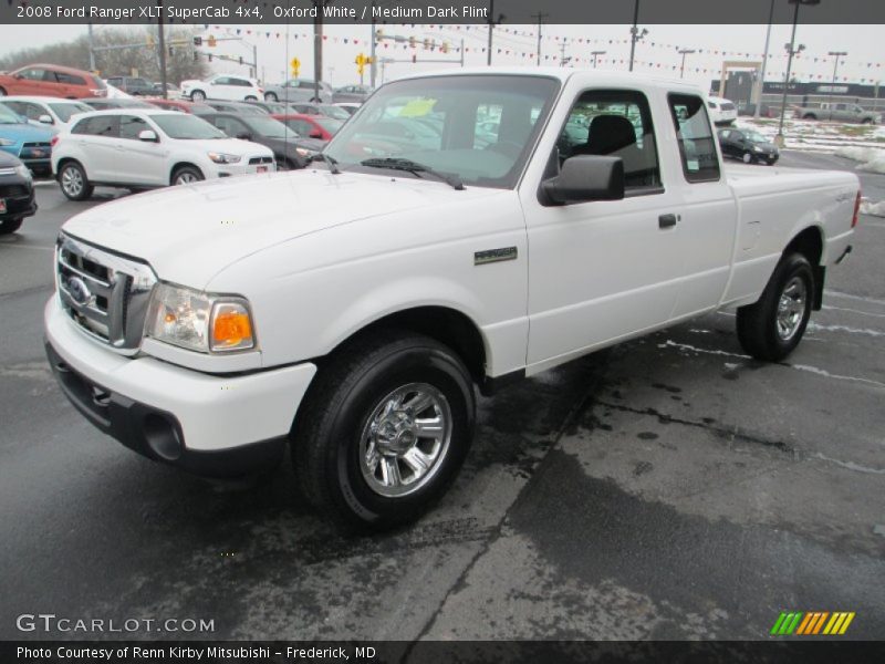 Oxford White / Medium Dark Flint 2008 Ford Ranger XLT SuperCab 4x4