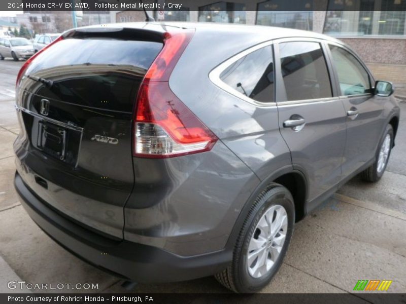 Polished Metal Metallic / Gray 2014 Honda CR-V EX AWD