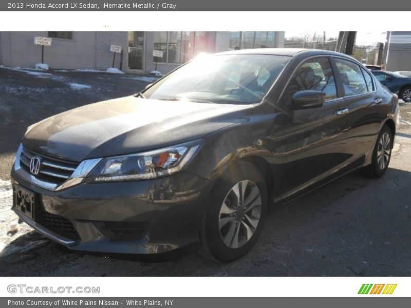 Hematite Metallic / Gray 2013 Honda Accord LX Sedan