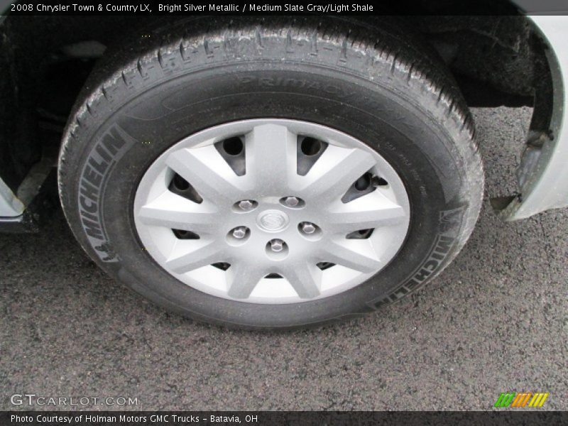 Bright Silver Metallic / Medium Slate Gray/Light Shale 2008 Chrysler Town & Country LX