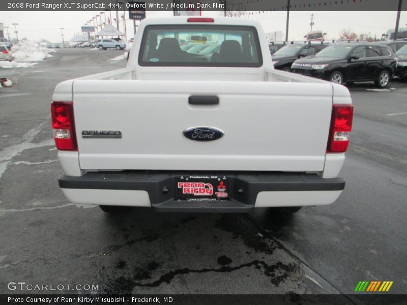 Oxford White / Medium Dark Flint 2008 Ford Ranger XLT SuperCab 4x4