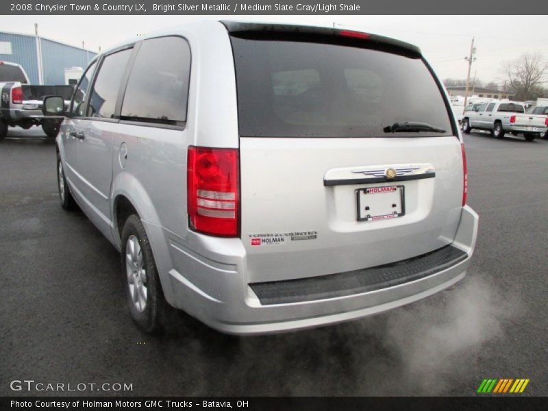Bright Silver Metallic / Medium Slate Gray/Light Shale 2008 Chrysler Town & Country LX
