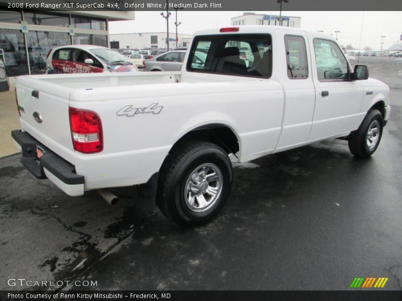 Oxford White / Medium Dark Flint 2008 Ford Ranger XLT SuperCab 4x4