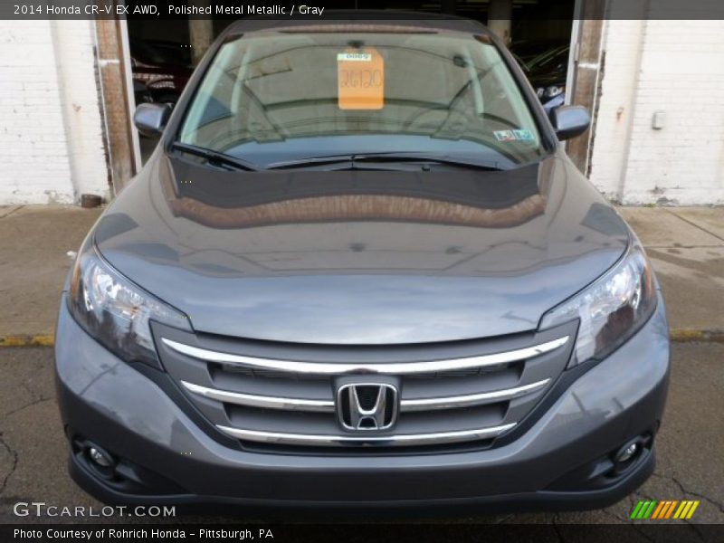 Polished Metal Metallic / Gray 2014 Honda CR-V EX AWD