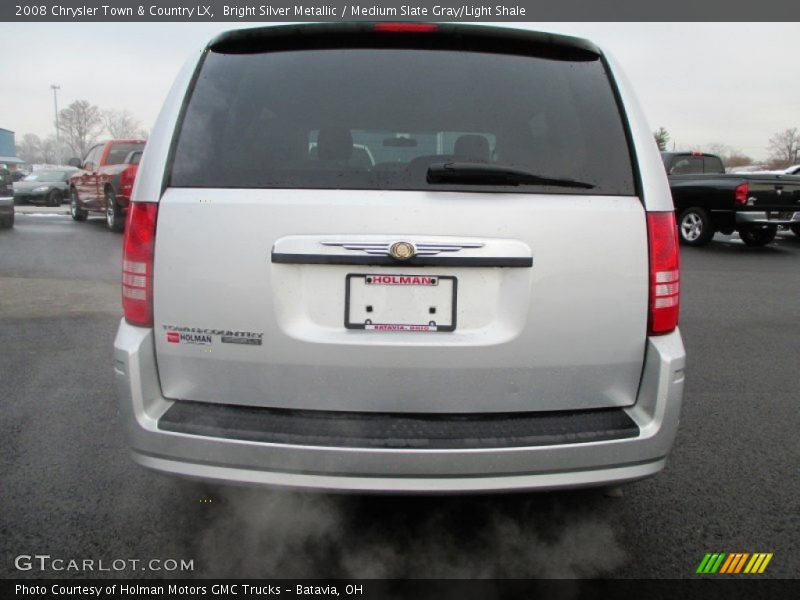 Bright Silver Metallic / Medium Slate Gray/Light Shale 2008 Chrysler Town & Country LX