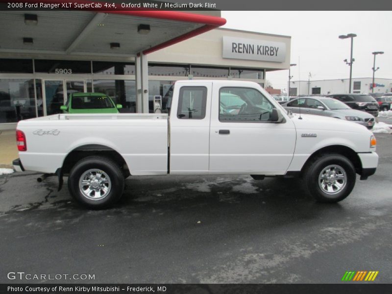 Oxford White / Medium Dark Flint 2008 Ford Ranger XLT SuperCab 4x4