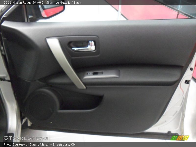 Silver Ice Metallic / Black 2011 Nissan Rogue SV AWD