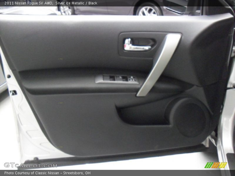 Silver Ice Metallic / Black 2011 Nissan Rogue SV AWD