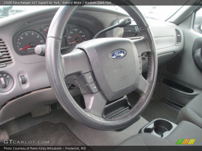 Oxford White / Medium Dark Flint 2008 Ford Ranger XLT SuperCab 4x4