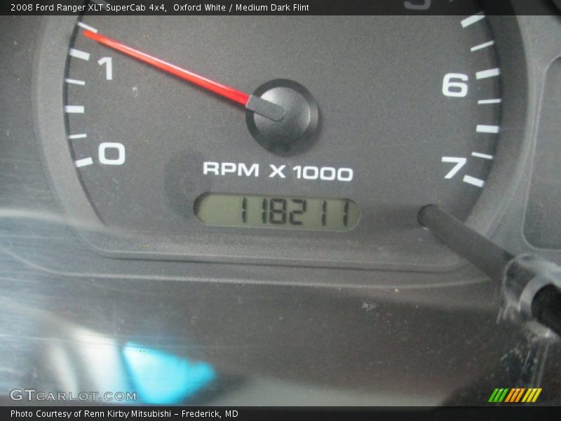 Oxford White / Medium Dark Flint 2008 Ford Ranger XLT SuperCab 4x4