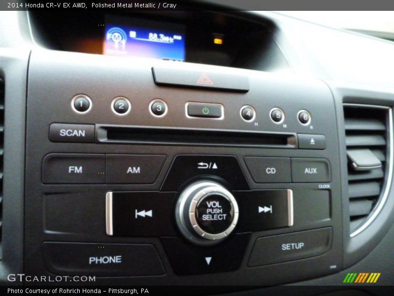 Polished Metal Metallic / Gray 2014 Honda CR-V EX AWD