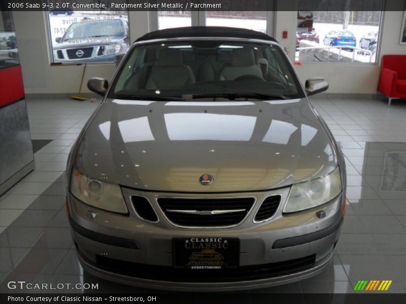 Parchment Silver Metallic / Parchment 2006 Saab 9-3 2.0T Convertible