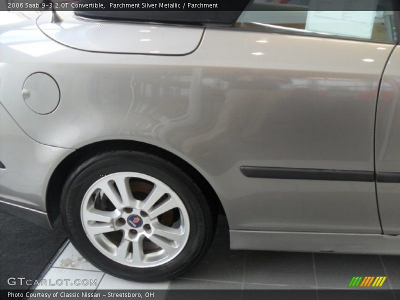 Parchment Silver Metallic / Parchment 2006 Saab 9-3 2.0T Convertible