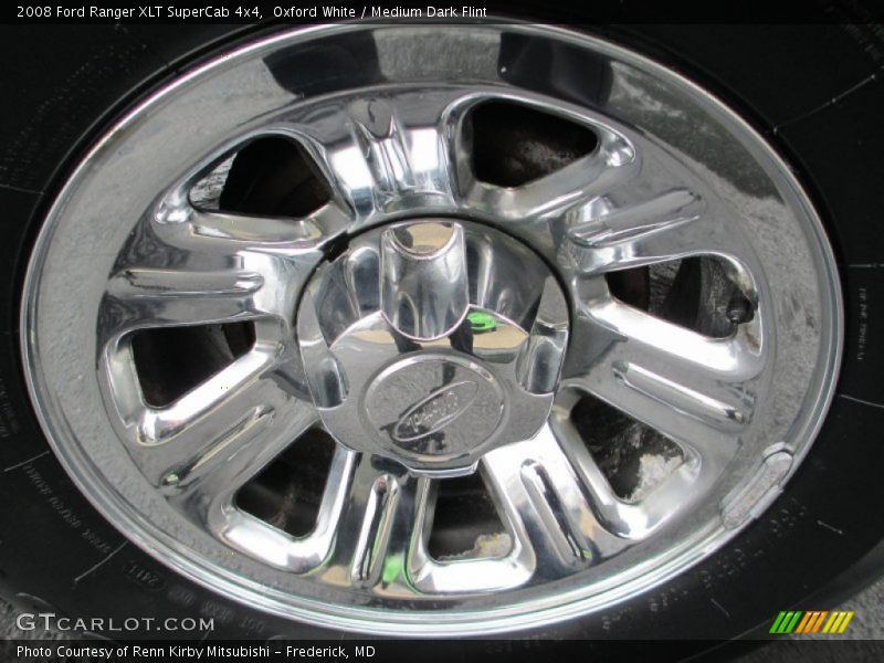 Oxford White / Medium Dark Flint 2008 Ford Ranger XLT SuperCab 4x4