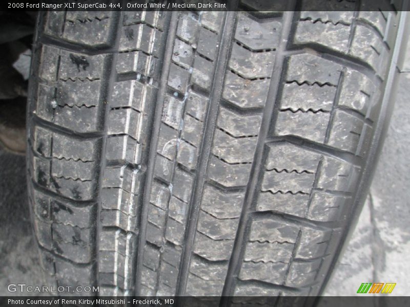 Oxford White / Medium Dark Flint 2008 Ford Ranger XLT SuperCab 4x4