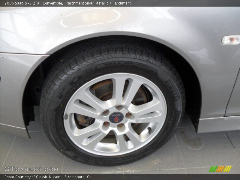 Parchment Silver Metallic / Parchment 2006 Saab 9-3 2.0T Convertible