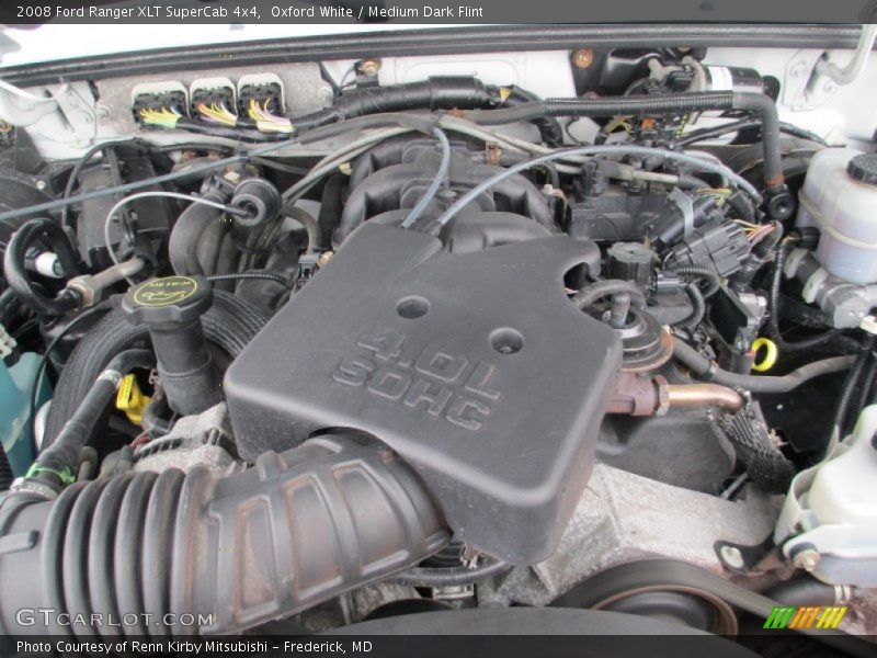 Oxford White / Medium Dark Flint 2008 Ford Ranger XLT SuperCab 4x4