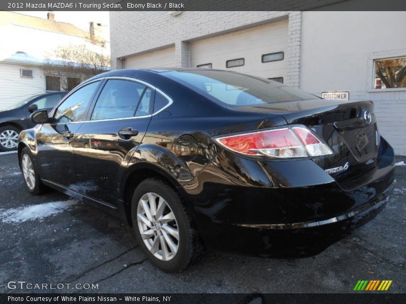 Ebony Black / Black 2012 Mazda MAZDA6 i Touring Sedan