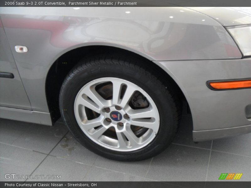 Parchment Silver Metallic / Parchment 2006 Saab 9-3 2.0T Convertible