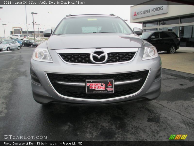 Dolphin Gray Mica / Black 2011 Mazda CX-9 Sport AWD